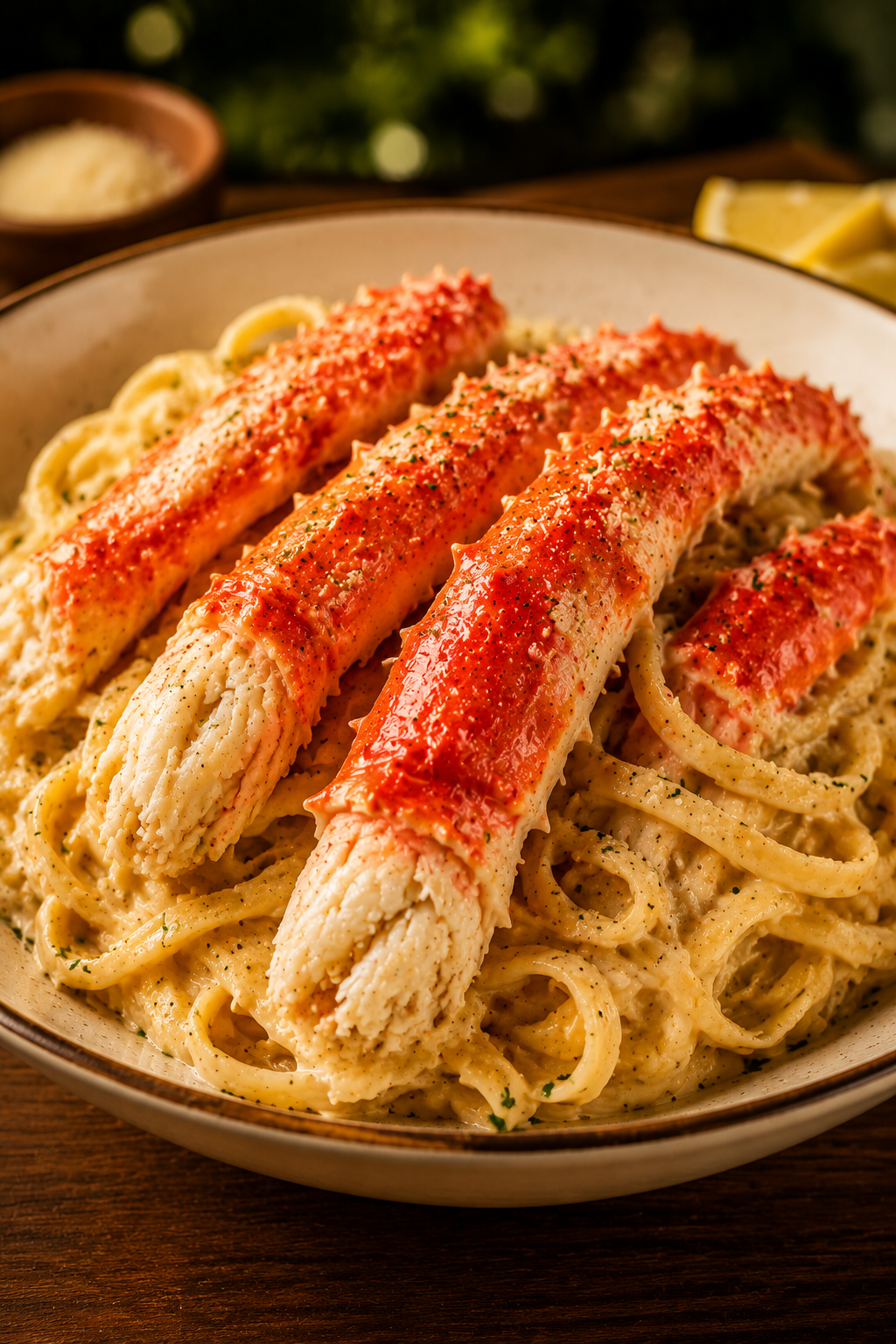 🦀 Luxury King Crab Legs – Wild Ocean Caught, Thick Meaty Sections, Premium Seafood Experience At Home