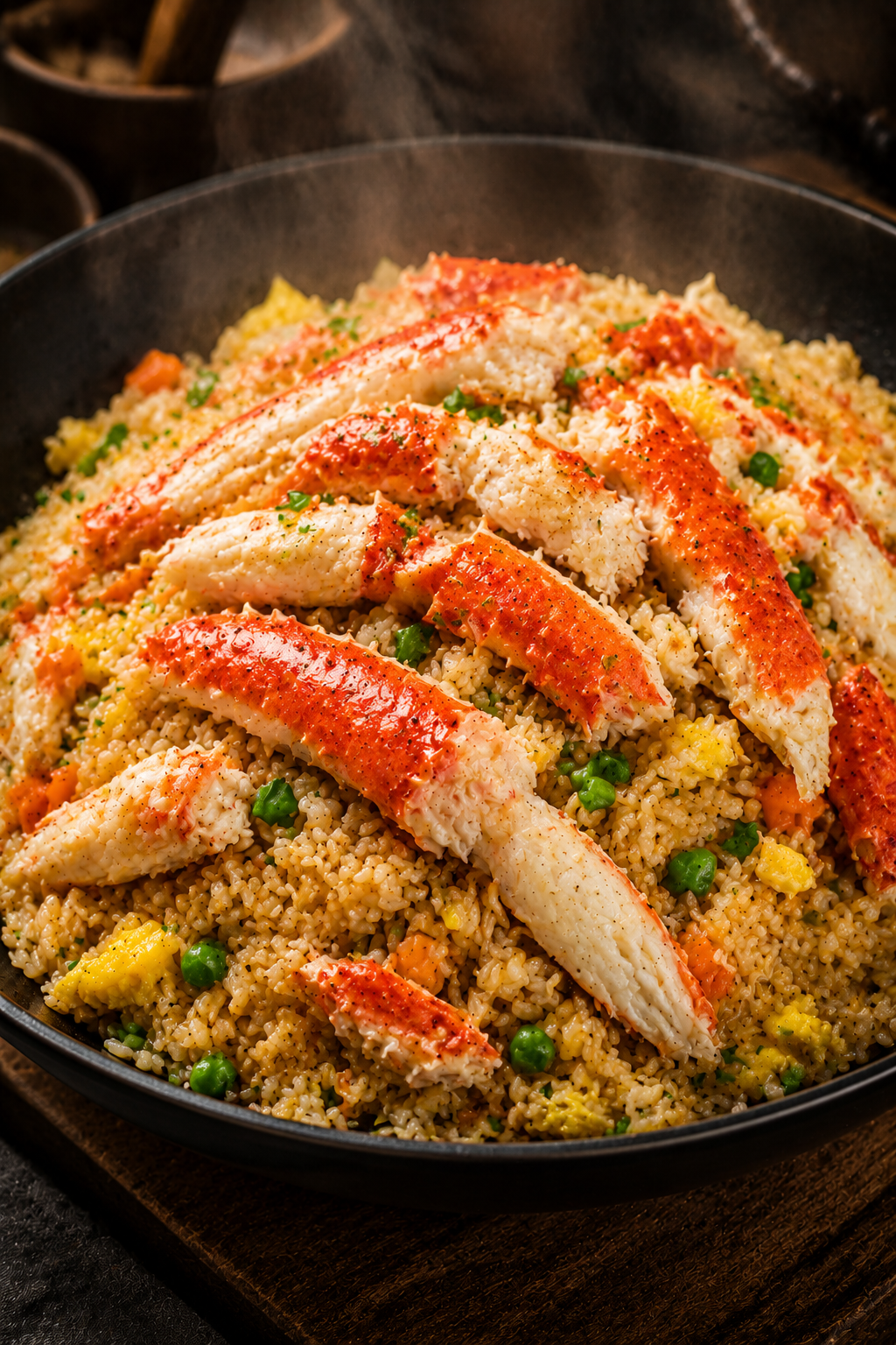 🦀 Luxury King Crab Legs – Wild Ocean Caught, Thick Meaty Sections, Premium Seafood Experience At Home