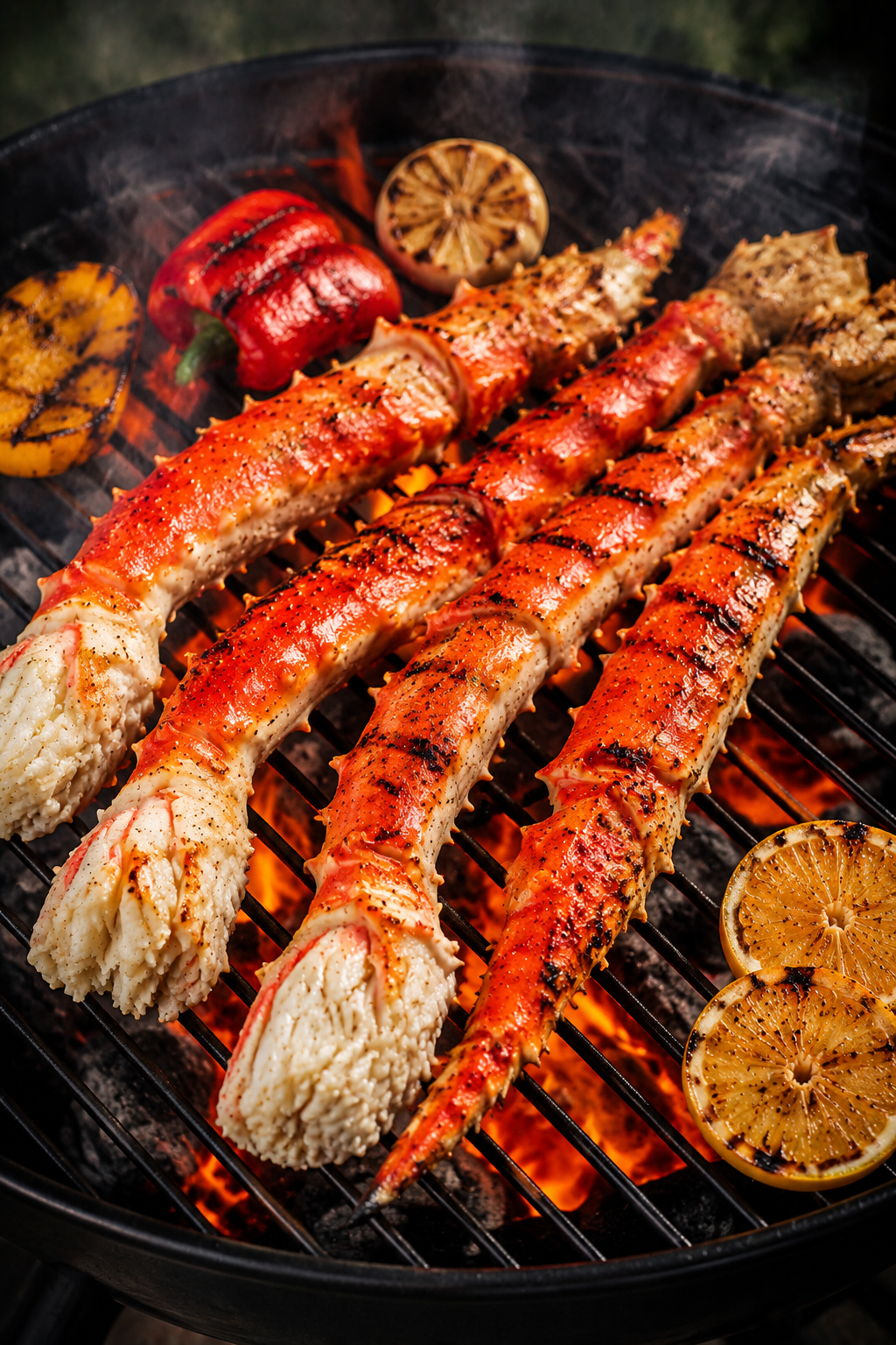 🦀 Luxury King Crab Legs – Wild Ocean Caught, Thick Meaty Sections, Premium Seafood Experience At Home