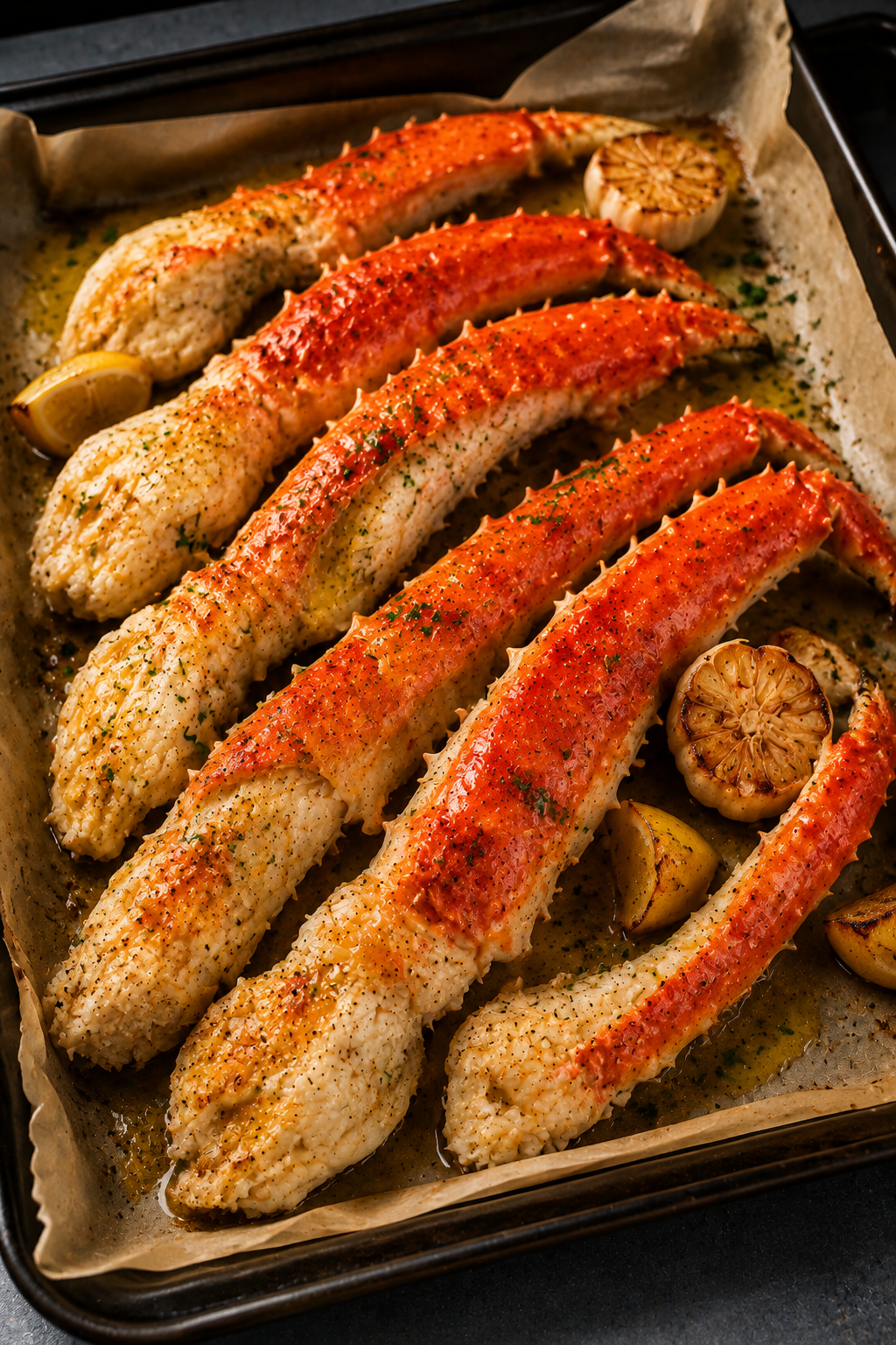 🦀 Luxury King Crab Legs – Wild Ocean Caught, Thick Meaty Sections, Premium Seafood Experience At Home