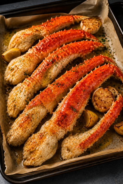 🦀 Luxury King Crab Legs – Wild Ocean Caught, Thick Meaty Sections, Premium Seafood Experience At Home