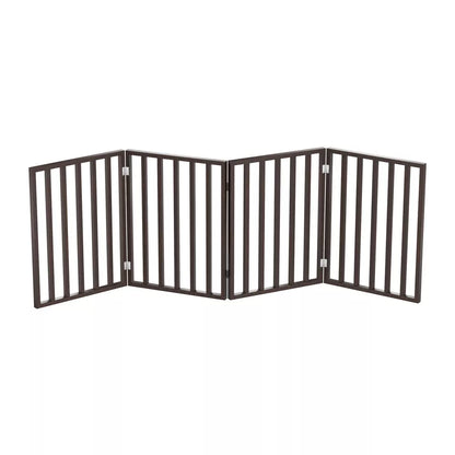 4-Panel Freestanding Foldable Indoor Pet Fence