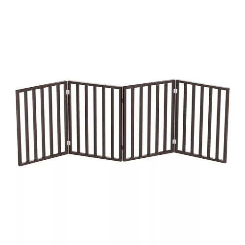 4-Panel Freestanding Foldable Indoor Pet Fence